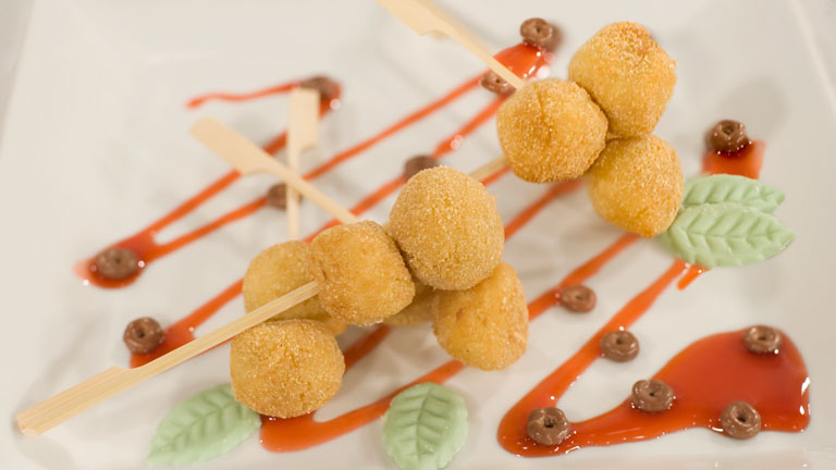 Saber Cocinar - Postres - Bolitas dulces con pan de ayer