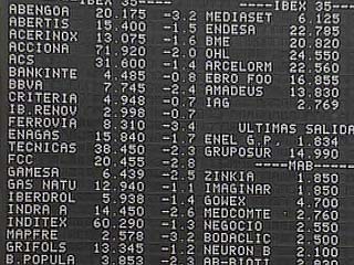 Ver v&iacute;deo  'La Bolsa espa&ntilde;ola baja el 1,41% lastrada por las dudas sobre Italia y la situaci&oacute;n de Grecia'