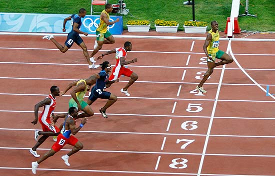Usain Bolt pulveriza el r&eacute;cord de 100 metros