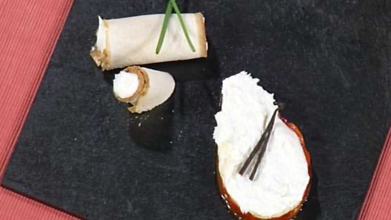 Cocina con Sergio - Brandada de bacalao sobre pimientos asados