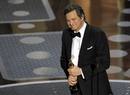 El brit&aacute;nico Colin Firth, con el Oscar al mejor actor por El discurso del rey.