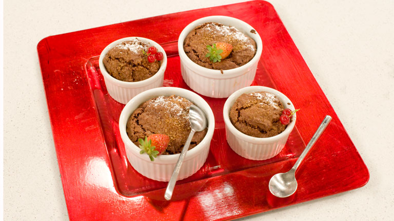 Saber Cocinar - Postres - Brownie con manzana y n&iacute;speros