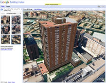Google dispone de una herramienta web gratuita llamada Google Building Maker o Modelador 3D de Edificios que facilita la tarea Google dispone de una herramienta web gratuita llamada Google Building Maker o Modelador 3D de Edificios que facilita la tarea
