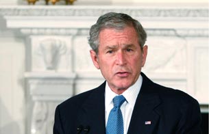 Ver v&iacute;deo  'Bush defiende el libre mercado en la apertura de la cumbre'