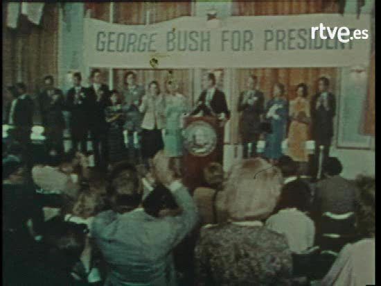 Presidentes USA: George Bush vicepresidente con Ronald Reagan