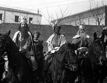 Cabalgata por las calles de Madrid. 1944