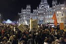 Miembros del movimiento social 15-M han celebrado la llamada 