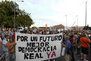 Cabecera de la manifestaci&oacute;n en Madrid
