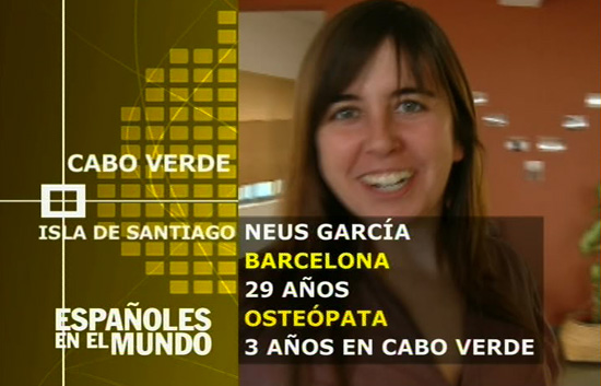 Espa&ntilde;oles en el mundo - Cabo Verde - Neus