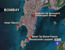 Cadena de explosiones en Bombay