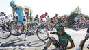 As&iacute; empez&oacute; el Tour, por los suelos. Aunque la salida en el temido Paso del Gois se realiz&oacute; sin incientes (fue un paso neutralizado), la carrera comenz&oacute; con ca&iacute;das que marcaron la carrera para muchos, entre ellos Contador.