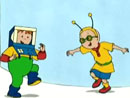 CAILLOU EN EL ESPACIO