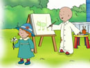 Imagen del  v&iacute;deo de Caillou titulado CAILLOU PINTOR