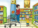 Imagen del  v&iacute;deo de Caillou titulado CAILLOU VA DE COMPRAS