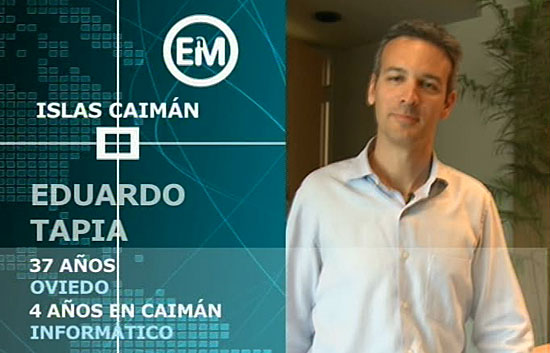 Espa&ntilde;oles en el mundo - Caim&aacute;n - Eduardo