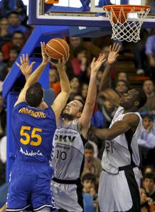 El Cajasol obtuvo la victoria ante el DKV Joventut