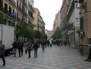 La calle Arenal, muy comercial y transitada, no tiene propaganda electoral el primer d&iacute;a de campa&ntilde;a