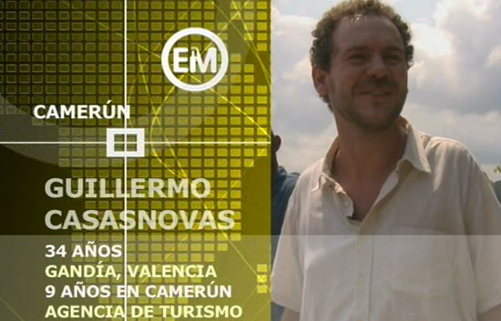 Espa&ntilde;oles en el mundo - Camer&uacute;n - Guillermo