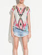 Camiseta de estampado &eacute;tnico de Zara (19,95 EUR)