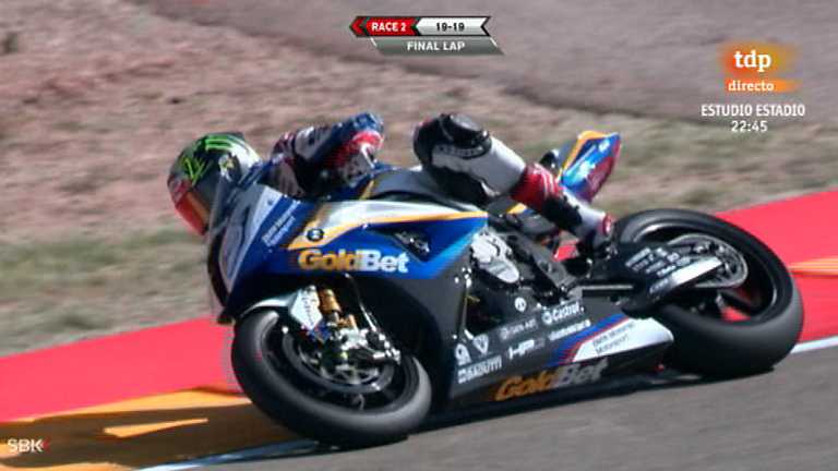 Motociclismo - Campeonato del Mundo Superbike. Prueba Arag&oacute;n, WSBK 2&ordf; carrera (Alca&ntilde;iz)