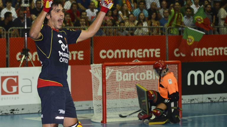 Hockey sobre patines - Campeonato de Europa: Espa&ntilde;a-Portugal