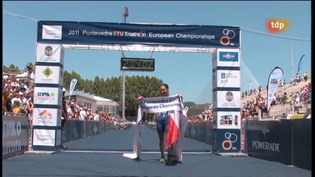 Triatl&oacute;n - Campeonato de Europa Pontevedra. Resumen - 08/07/11 
