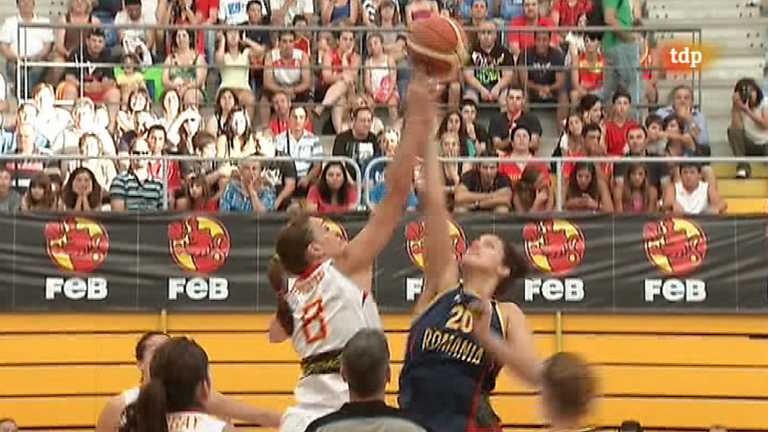 Baloncesto femenino - Campeonato de Europa: Espa&ntilde;a-Ruman&iacute;a