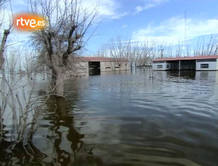 Campos inundados de Argentina