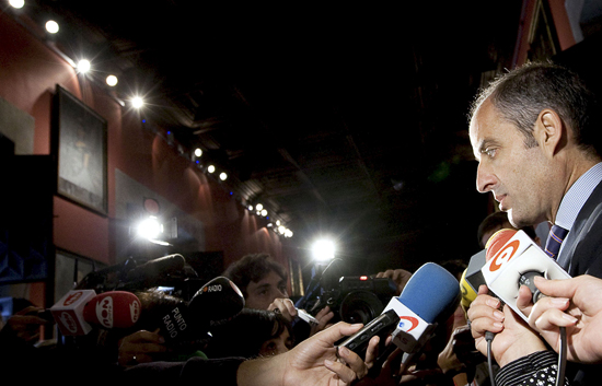 Camps ha agradecido el respaldo que le ha dado Mariano Rajoy
