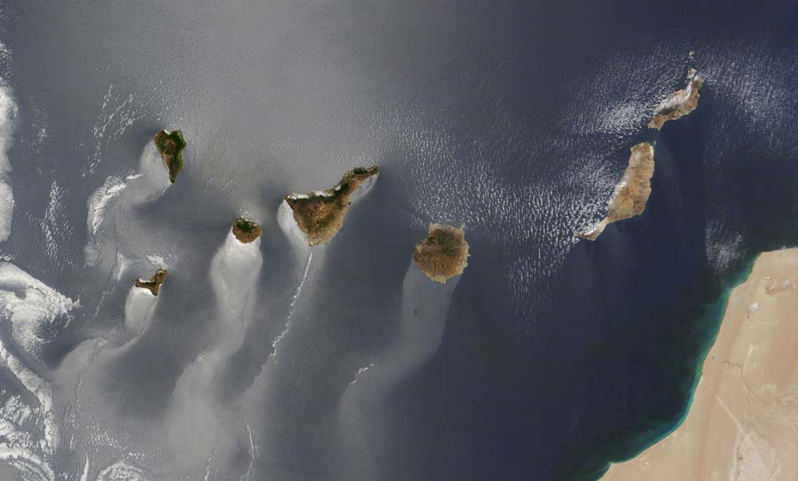 Canarias desde el espacio