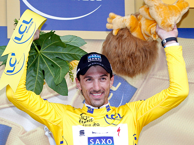 Fabian Cancellara es el primer l&iacute;der del Tour de Francia 2010