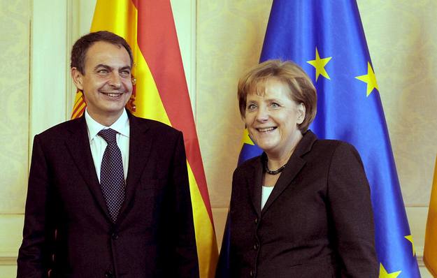 La canciller alemana, Angela Merkel y el Presidente del Gobierno, Rodríguez Zapatero, se han reunido en Hannover antes de inaugurar la feria de la informática CEBIT La canciller alemana, Angela Merkel y el Presidente del Gobierno, Rodríguez Zapatero, se han reunido en Hannover antes de inaugurar la feria de la informática CEBIT