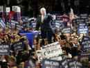 El candidato John McCain durante su discurso en la Convenci&oacute;n Republicana.