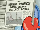 Imagen del  v&iacute;deo de Bob Esponja titulado El cangrejo cronical