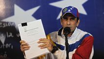 Ir al Video&nbsp;Capriles impugna las elecciones venezolanas de abril y pide la repetici&oacute;n de todo el proceso