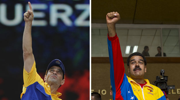 Capriles y Maduro