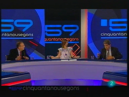 59 segons - Cara a cara entre CiU i PSC: Francesc Homs i Joan Ferran debaten en 59 segons