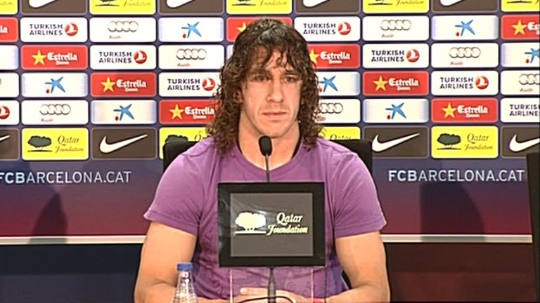 Carles Puyol: "Creo que es imposible estar en la Eurocopa"