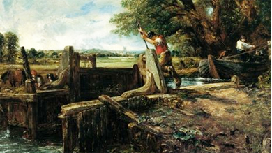 Carmen Thyssen subastar&aacute; 'La Esclusa' de Constable en Christie's
