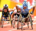 Carrera de 800 metros en silla de ruedas categor&iacute;a T54.