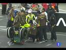 Las dudas sobre qu&eacute; neum&aacute;tico utilizar ante la lluvia que cay&oacute; antes de la carrera, marc&oacute; la prueba de 125 cc, la m&aacute;s dif&iacute;cil en la trayectoria de Nico Terol.