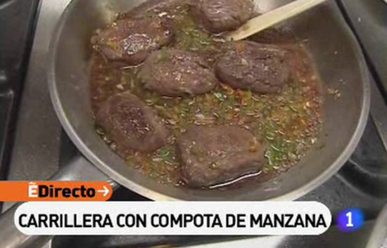 Espa&ntilde;a Directo - Carrillera con compota de manzana