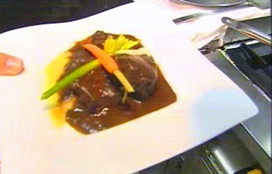 Espa&ntilde;a Directo - Carrilleras con crema de apio