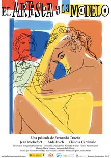 Cartel de 'El artista y la modelo'.