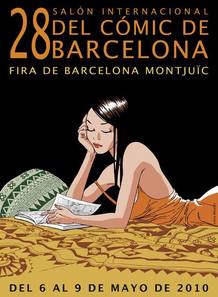 Cartel del 28 Sal&oacute;n del c&oacute;mic de Barcelona, de Ana Miralles