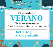 Cartel del Festival de Verano de San Lorenzo de El Escorial