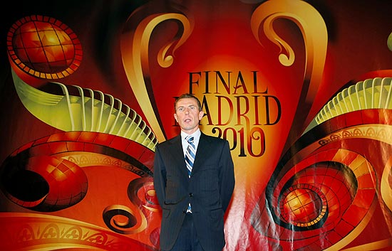 Cartel dise�ado para la Final de la Champions 2010 que se celebrar� en Madrid.