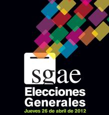 Cartel de las elecciones generales de la SGAE