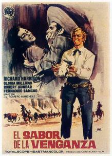 Cartel de la pel&iacute;cula 'El sabor de la venganza', dirigida por Joaqu&iacute;n Romero Marchent