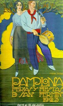 Cartel Sanfermines de 1923